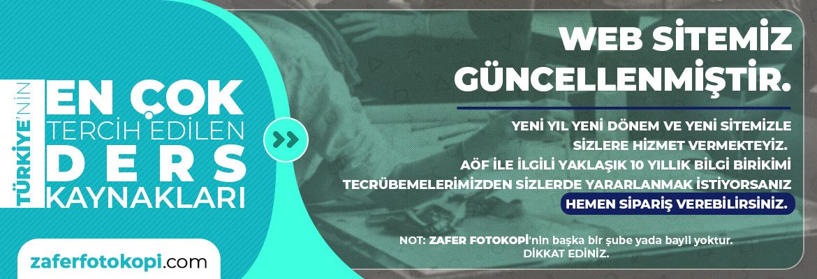 Web Sitemiz Güncellenmiştir.