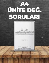 A4 ÜNİTE SORULARI