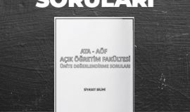 Atatürk Üniversitesi Ünite Değerlendirme Soruları Nedir ? 