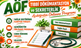 Tıbbi Dokümantasyon ve Sekreterlik Önlisans Programı Tıbbi Dokümantasyon ve Sekreterlik Önlisans Programı