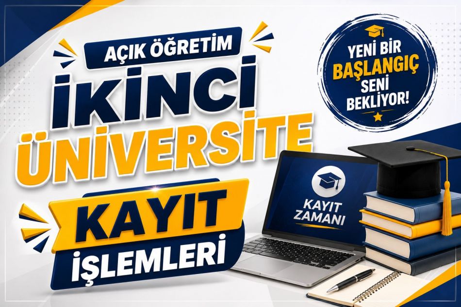 Açık Öğretim İkinci Üniversite Kayıt!
